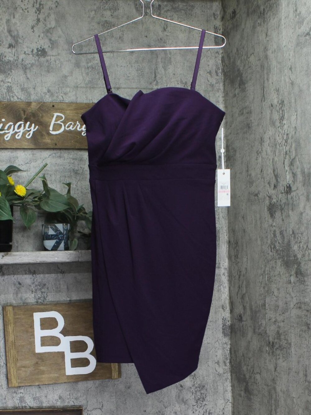 Siena Studio Red Siena Side Gathered Dress Satp1607 Plum Purple 10